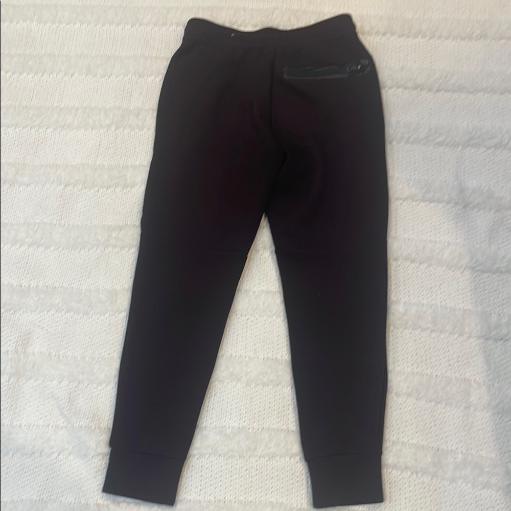 American Eagle Jogger Pants black zipper pockets wide elastic waist men’s XS
